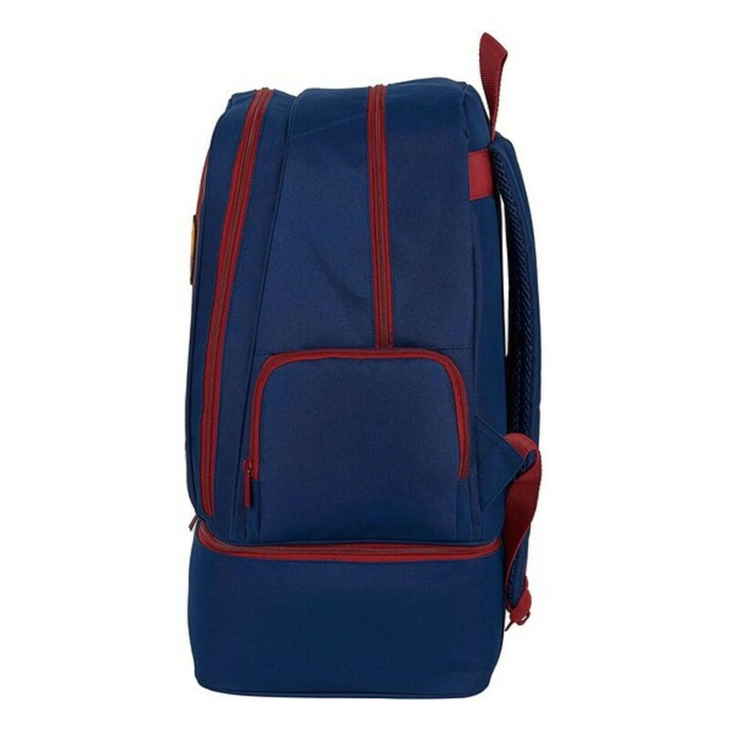 Sports Bag with Shoe holder F.C. Barcelona M825 Maroon Navy Blue 24 L