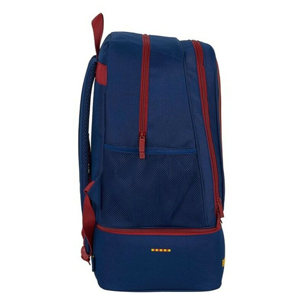 Sports Bag with Shoe holder F.C. Barcelona M825 Maroon Navy Blue 24 L