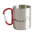 Biking Mountain Beat Carabiner Mug 12oz
